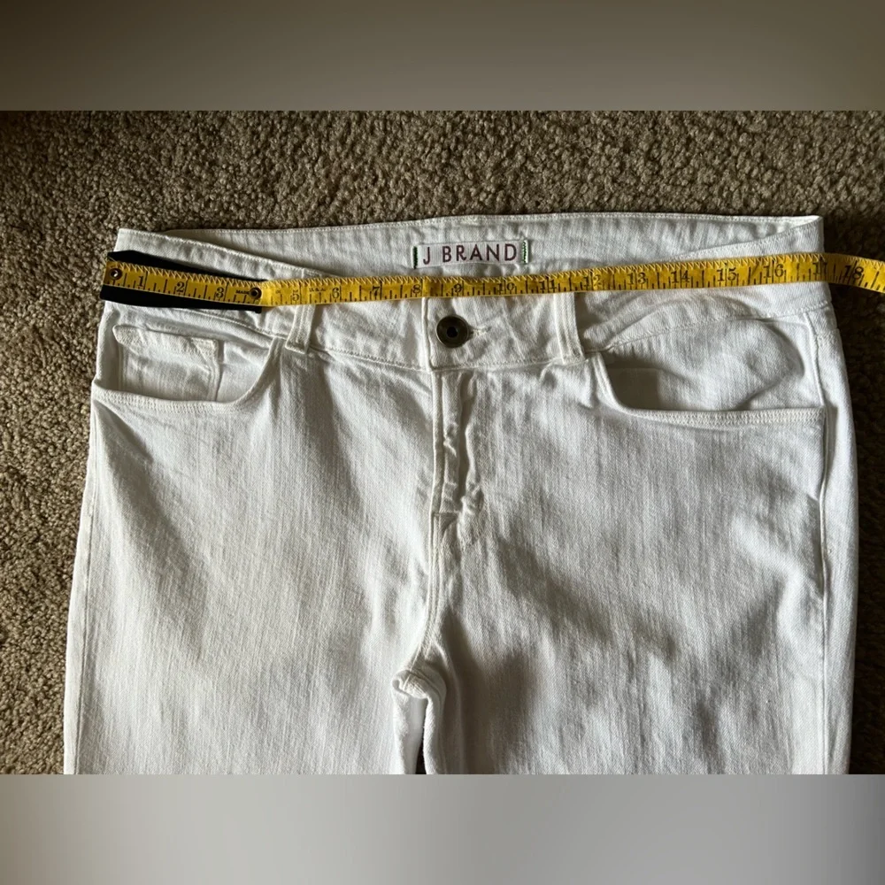 J Brand White Love Story Low Rise Flare Women’s Sz 32 Jeans